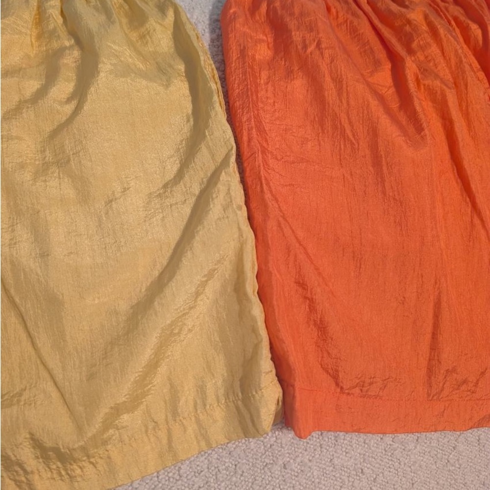 Unisex Yellow and Orange Shorts perfect for halloween season - Picture 2 of 5